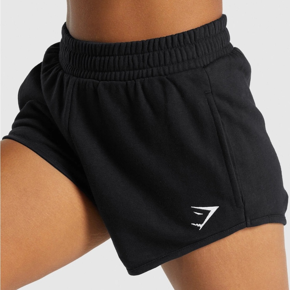 Gymshark black training sweat shorts